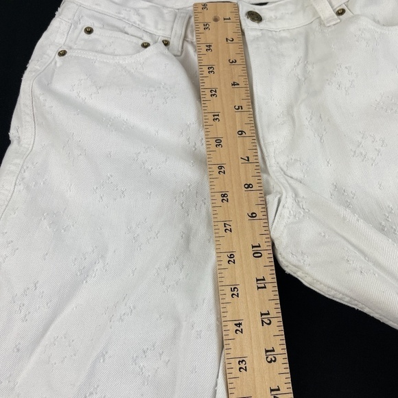 Abercrombie & Fitch Jeans Womens 28 White Denim - Picture 7 of 12